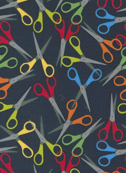 Back To School Scissors By Stacy Iest Hsu For Moda Blackboard