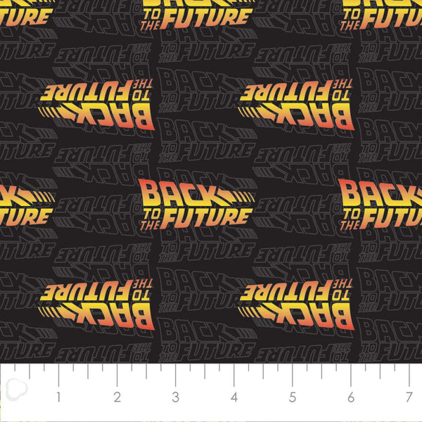 Back To The Future Movie Title Logo Black