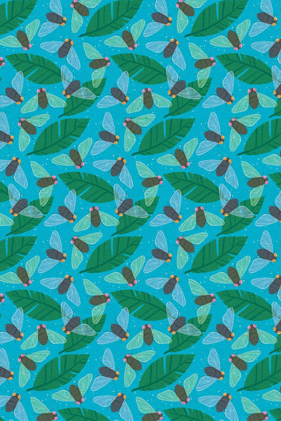 Backyard Bugs Flies Blue