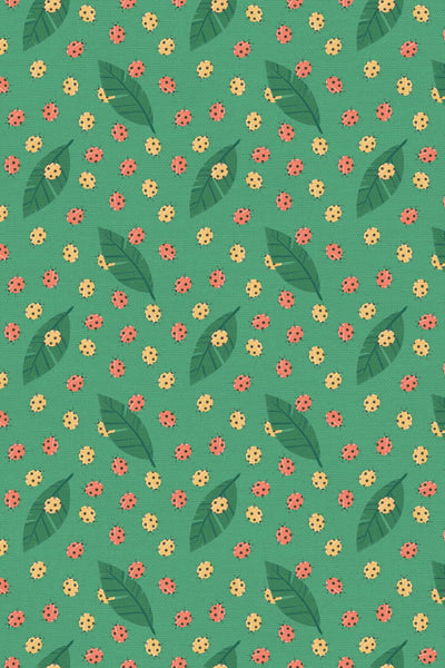 Backyard Bugs Lady Bug Green