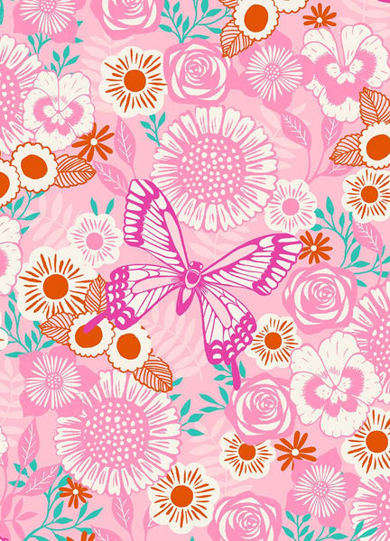 Backyard Butterfly Floral By Sarah Watts Of Ruby Star Society For Moda Posy