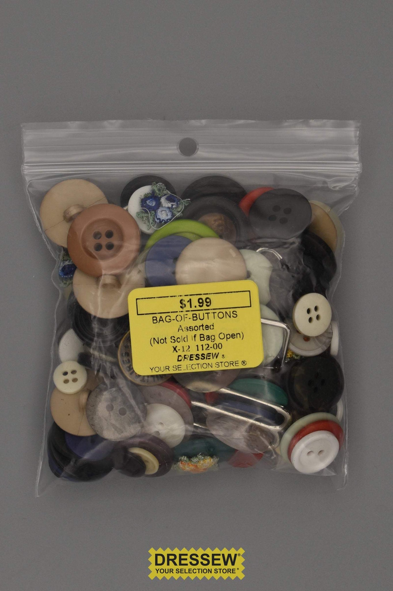 Bag of Buttons Assorted