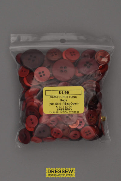 Bag of Buttons Reds