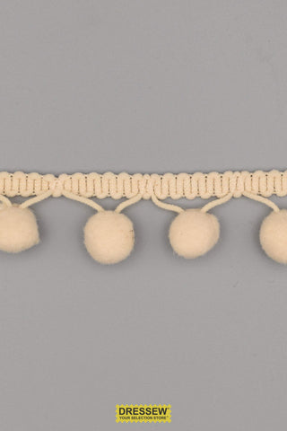 Ball Fringe 26mm Ivory