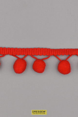 Ball Fringe 26mm Red