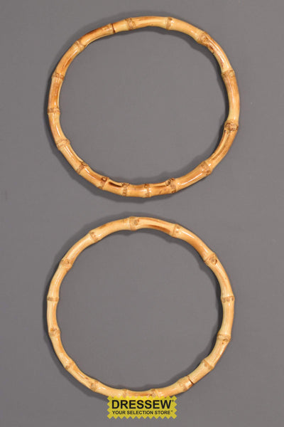 Bamboo Purse Handles 7" Round