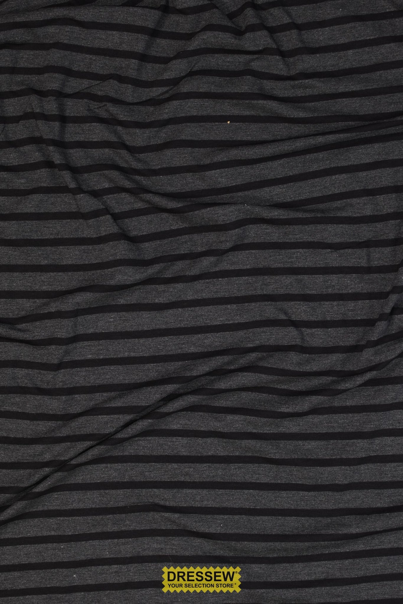 Bamboo Stripe Jersey Charcoal / Black