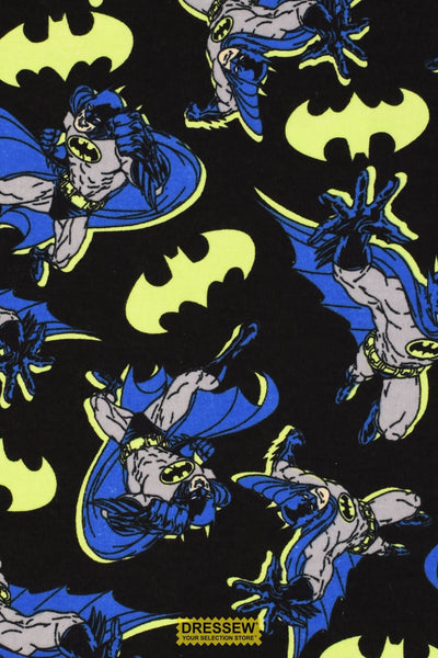 Batman Flannelette Black / Multi