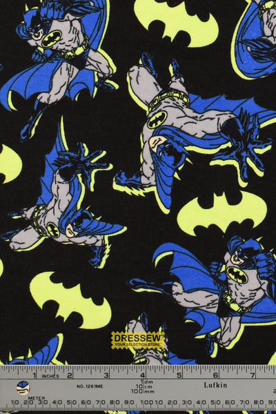 Batman Flannelette Black / Multi