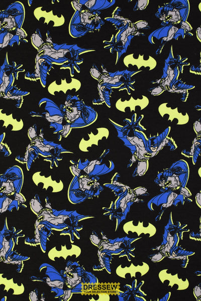 Batman Flannelette Black / Multi