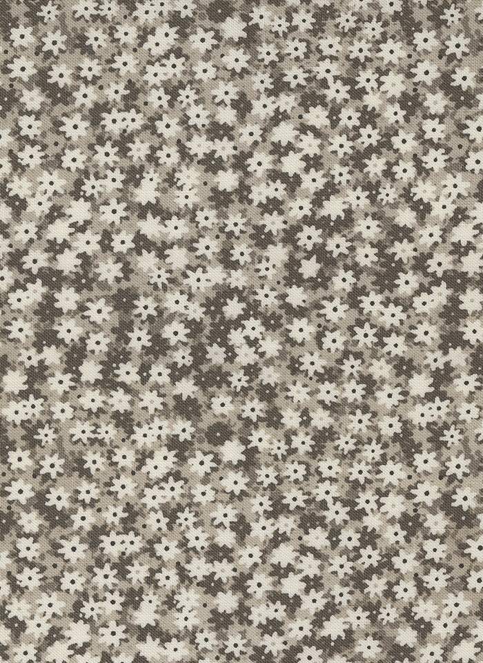 Bee Garden Small Floral By Gingiber For Moda Silver