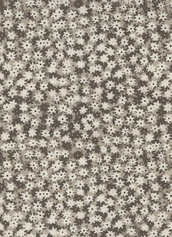 Bee Garden Small Floral By Gingiber For Moda Silver