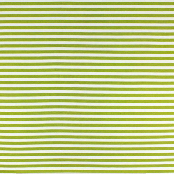 Bengal Stripe Double Knit Chartreuse / Ecru