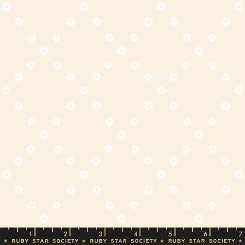 Best Day Ever Diamond Flowers By Melody Miller Of Ruby Star Society For Moda White / Natural