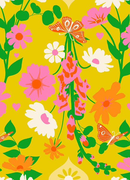 Best Day Ever Foxgloves By Melody Miller Of Ruby Star Society For Moda Golden Hour