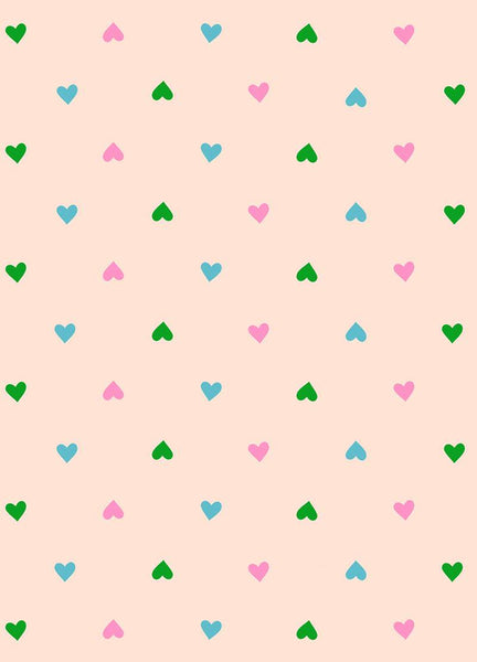 Best Day Ever Hearts By Melody Miller Of Ruby Star Society For Moda Peach Cream