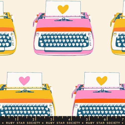 Best Day Ever Typewriters By Melody Miller Of Ruby Star Society For Moda Natural