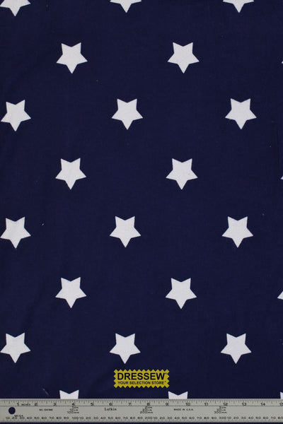 Big Stars Flannelette Navy / White