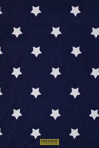 Big Stars Flannelette Navy / White