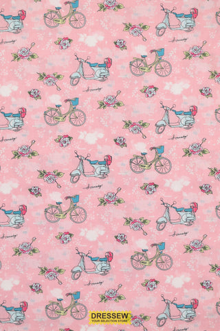 Bikes & Scooters Pink / Turquoise
