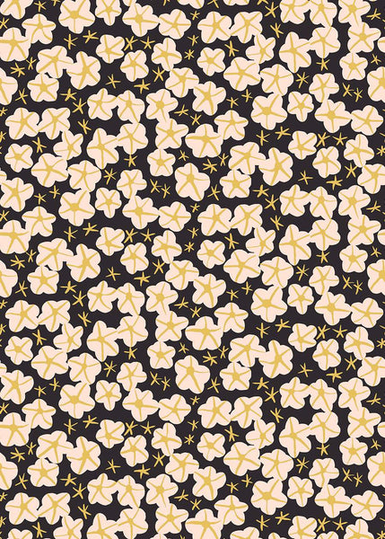 Bird Is The Word Moonflower By Kim Kight Of Ruby Star Society For Moda Soft Black