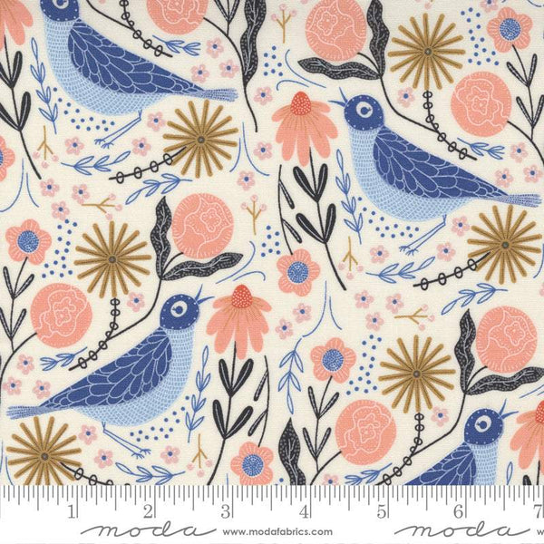 Birdsong Songbird By Gingiber For Moda Bluebird