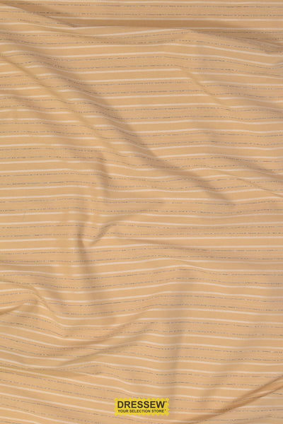 Bistro Stripe Shirting Natural