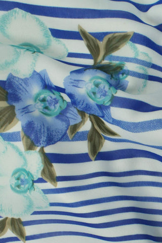 Blossom Chiffon Print Blue