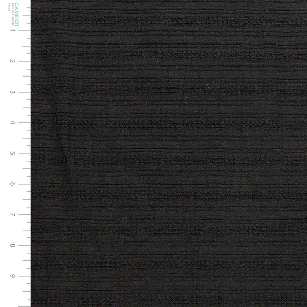 Boho Woven Stripe Cotton Black