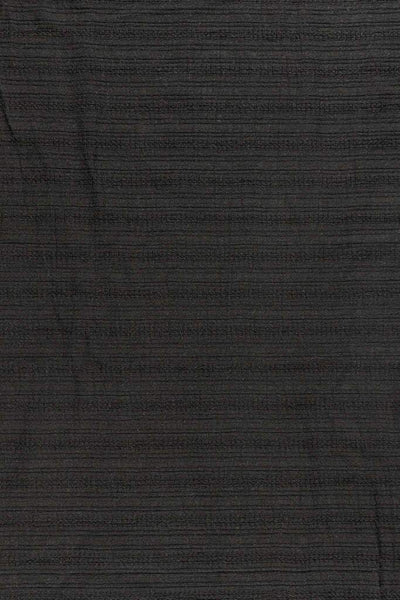 Boho Woven Stripe Cotton Black