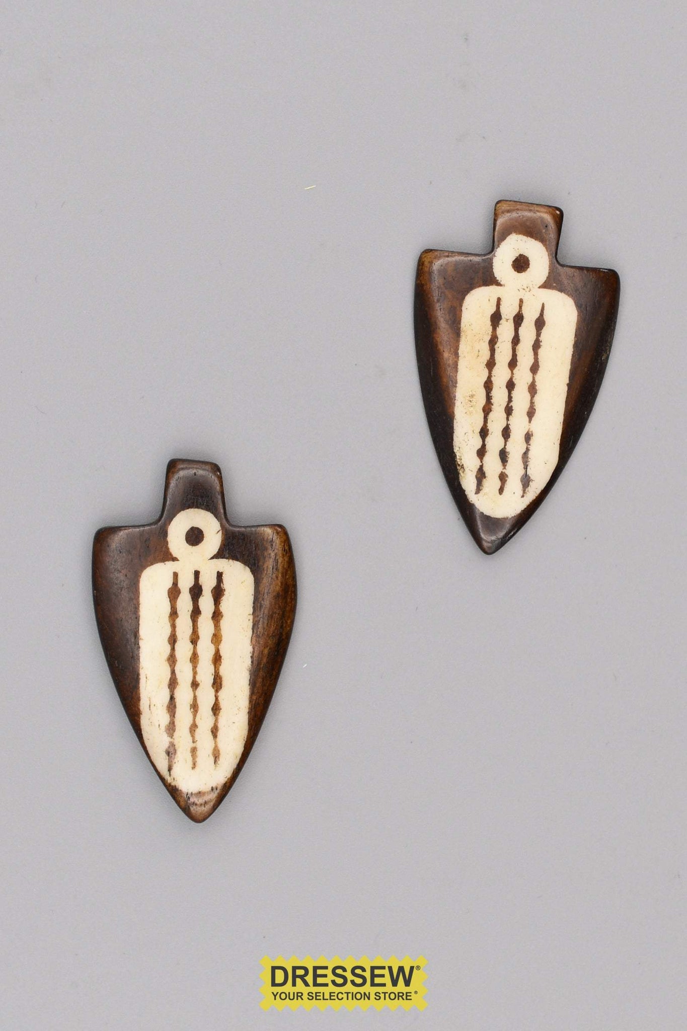 Bone Pendants Chains Dark Brown / Natural