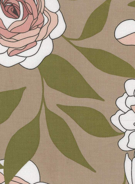 Botany Cabbage Rose By Alli K For Moda Earth