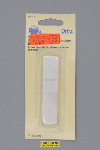 Bra-Back Repair 19mm (3/4") White