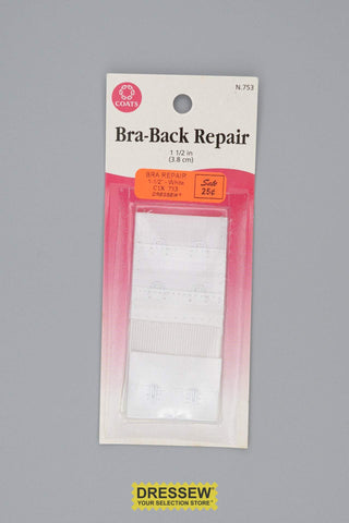 Bra Repair 1-1/2" White