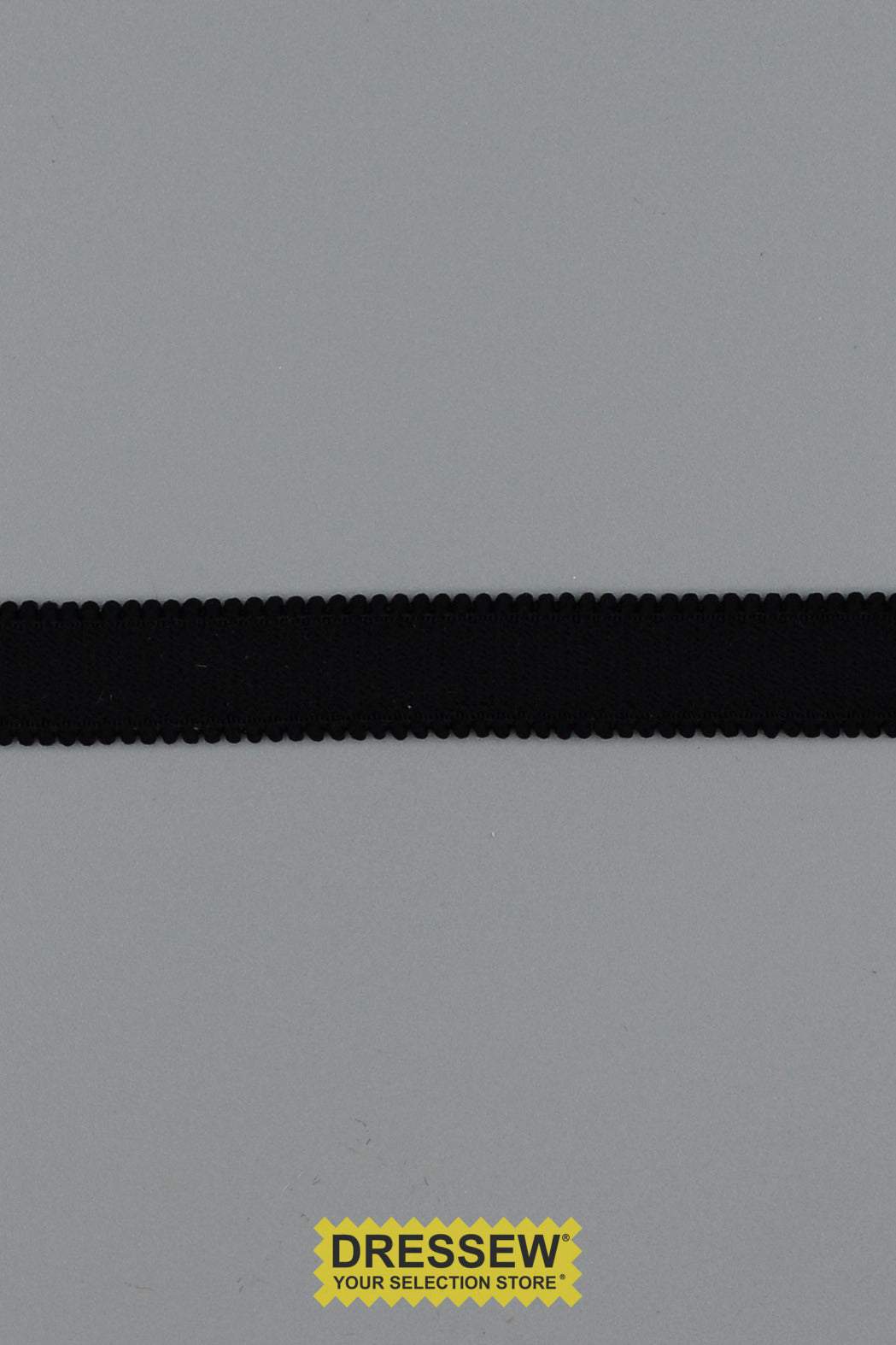 Bra Strap Elastic 12mm (1/2") Black