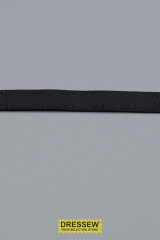 Bra Strap Elastic 12mm (1/2") Black