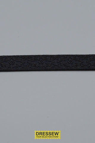 Bra Strap Elastic 15mm Black