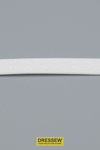 Bra Strap Elastic 15mm White