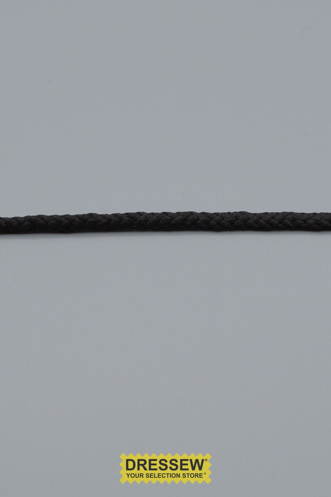 Braided Cord 3mm (1/8") Black