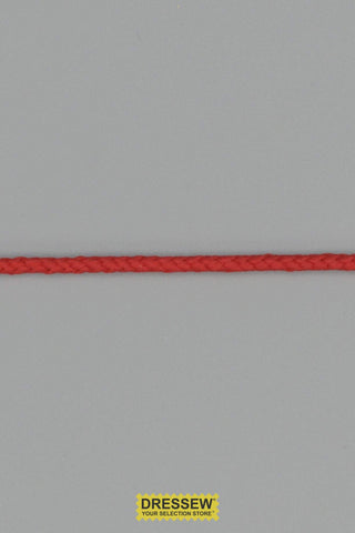Braided Cord 3mm (1/8") Red