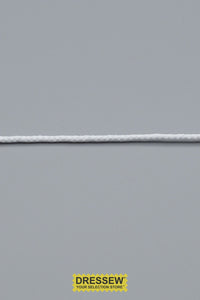 Braided Cord 3mm (1/8") White