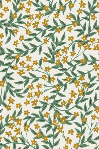 Bramble Daphne By Rifle Paper Co. For Cotton + Steel Gold / Metallic