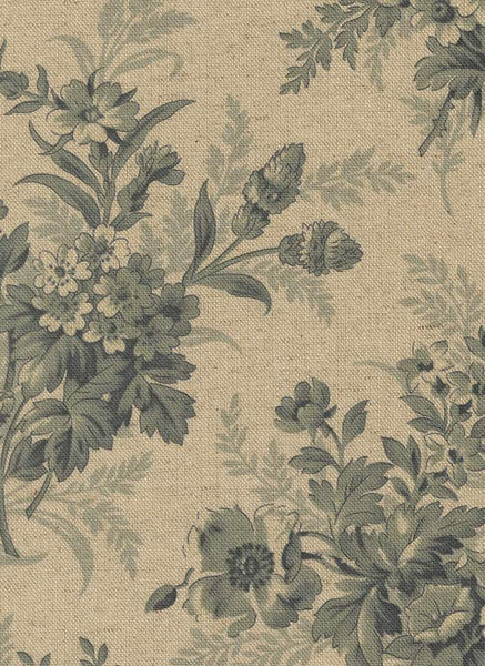 Breathtaking Blues Bouquets Mochi Linen By 3 Sisters For Moda Porcelain