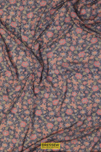 Breeze Floral Voile Vintage Navy / Rose