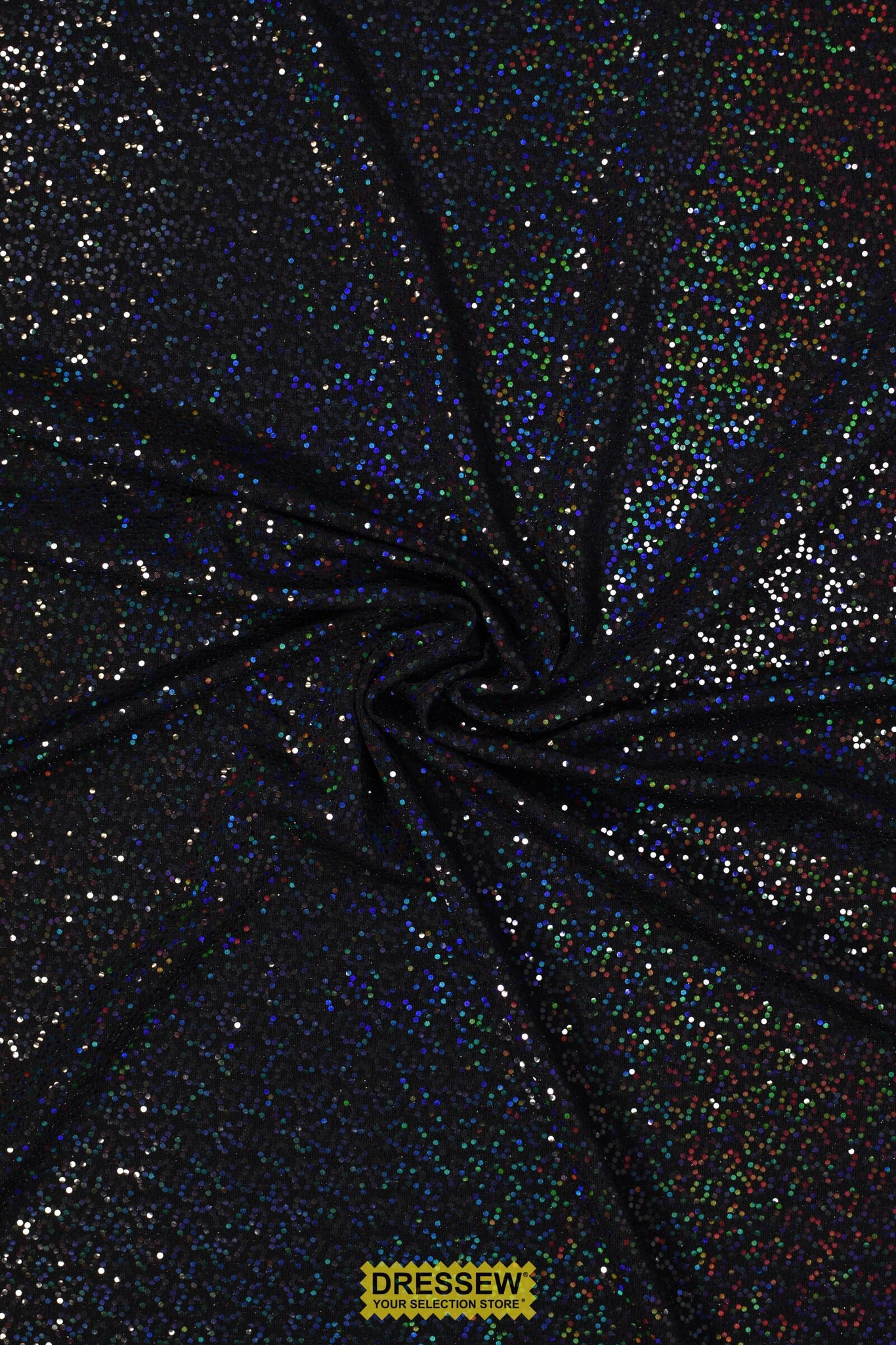 Brooklyn Knit Black / Black Hologram Sequins