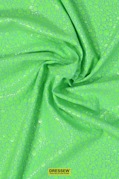 Bubbly Lycra Fluorescent Green