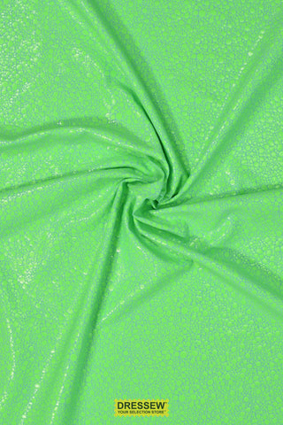 Bubbly Lycra Fluorescent Green