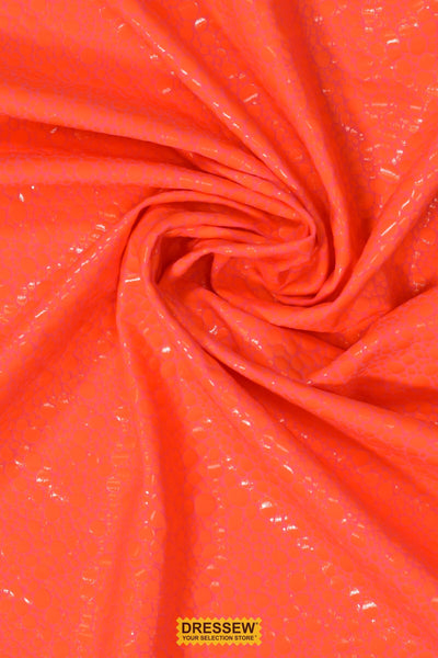 Bubbly Lycra Fluorescent Orange