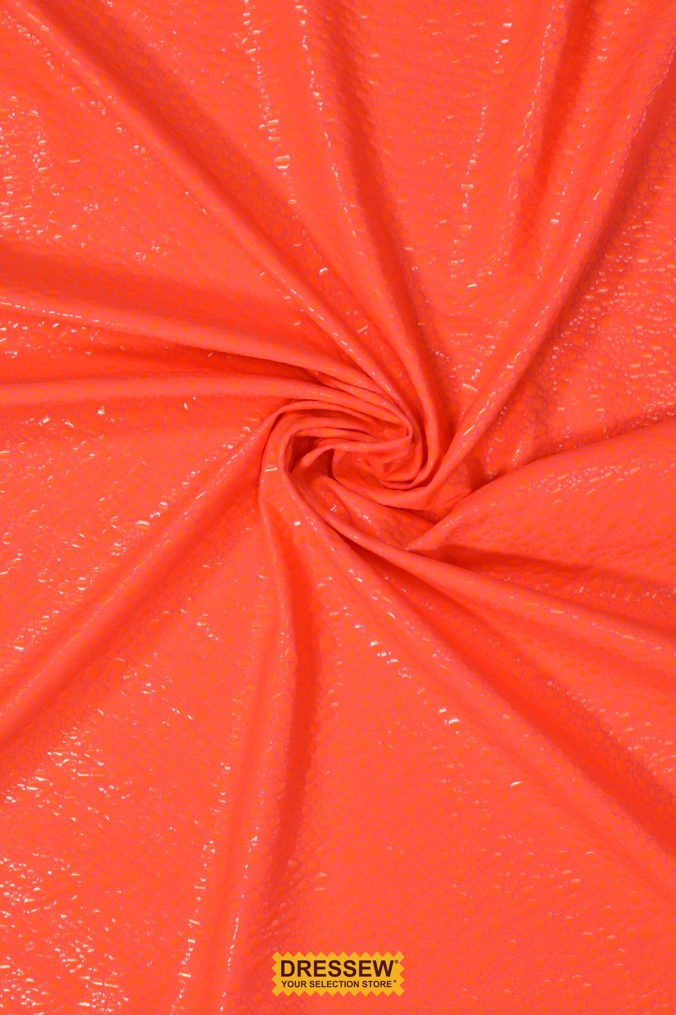 Bubbly Lycra Fluorescent Orange