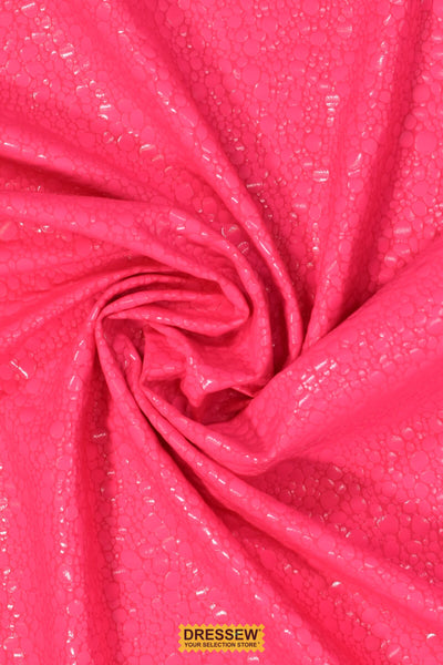 Bubbly Lycra Fluorescent Pink